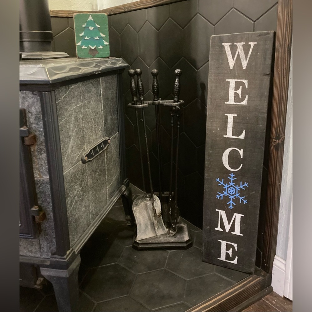 Snowflake Welcome Sign